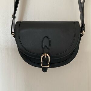 Loft black crossbody bag